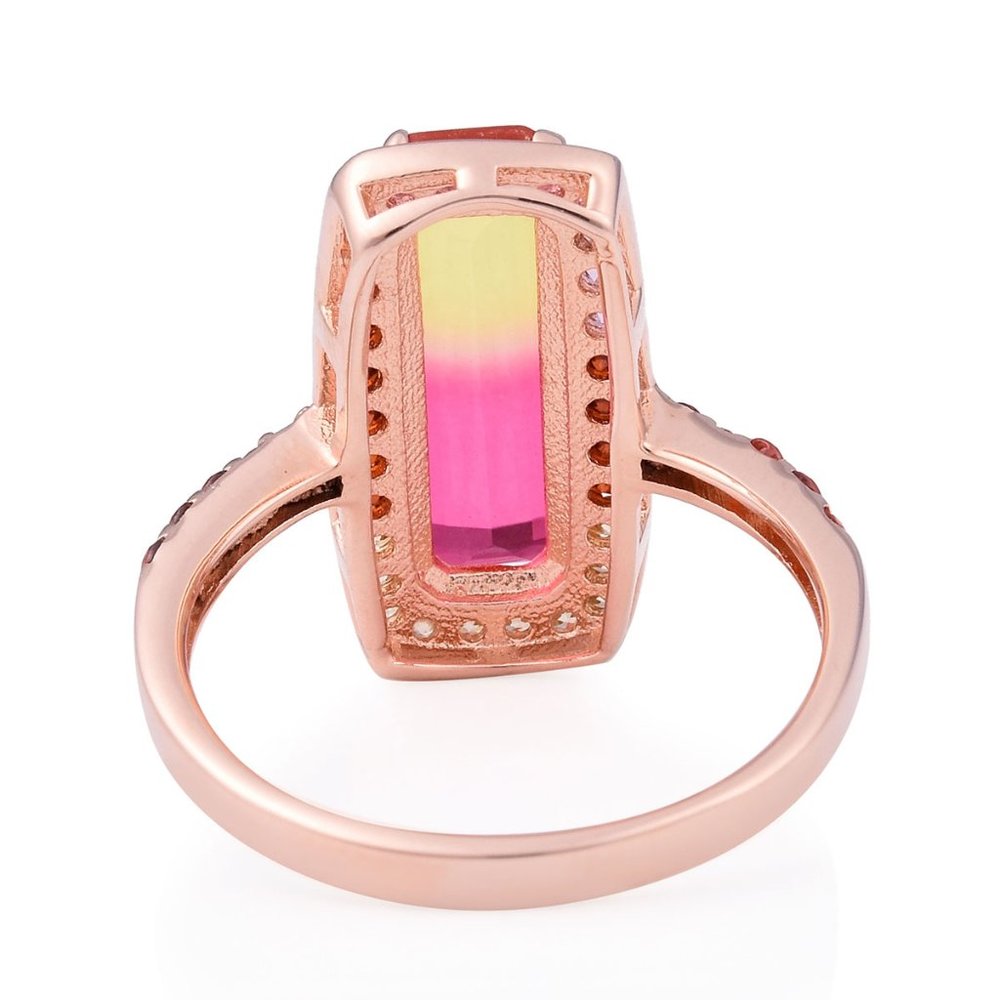 Simulated Multi Color Diamond Ring - image 4